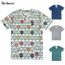 Высокое качество медицинская хирургическая Униформа аптека больница Медсестры скраб Топы Дышащий салон красоты стоматология Pet doctor комбинезоны