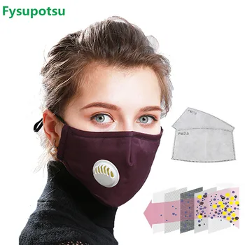 

Anti Pollution PM2.5 Mouth Mask Dust Respirator Washable Reusable Face Masks Cotton Unisex Mask Muffle for Allergy/Asthma/Travel