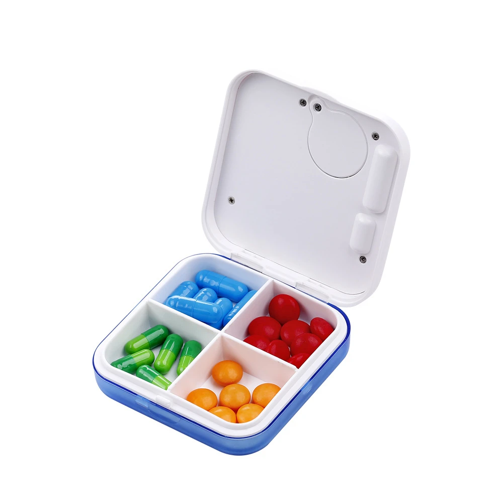 Органайзер для таблеток Пыленепроницаемый Чехол электронный таймер, Часы-Будильник Напоминание медицинский контейнер для таблеток разветвители