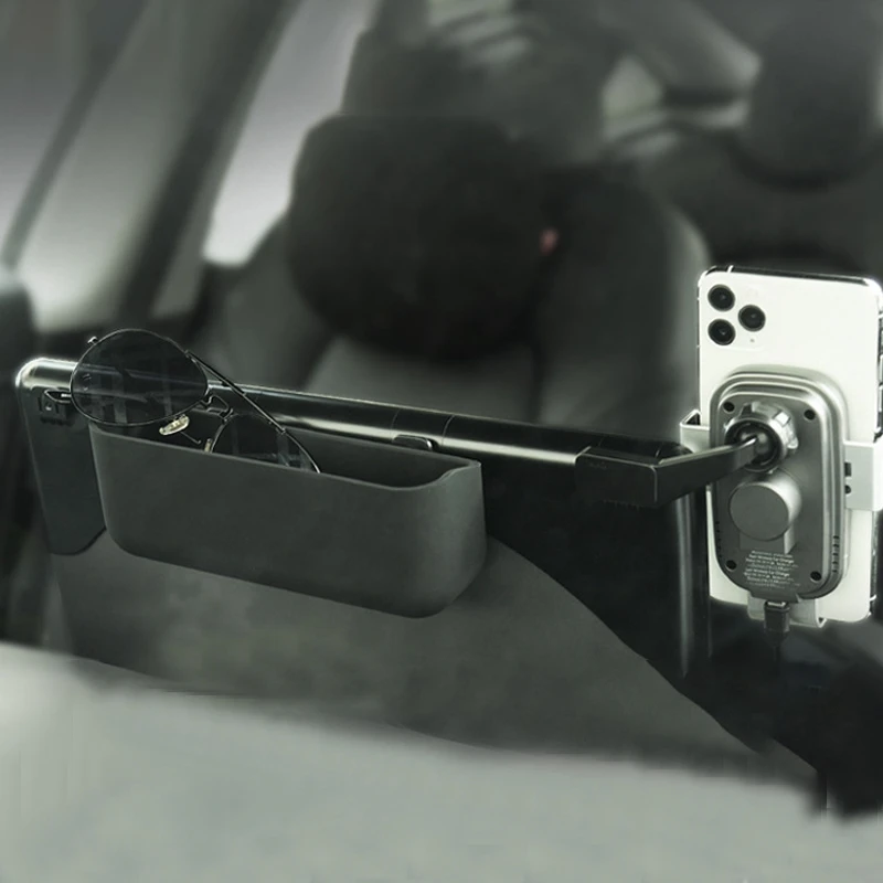 1Pcs Car Phone Holder Bracket Mount for Tesla Model 3 Glasses Organizer Storage Box Interior Accessorie | Автомобили и мотоциклы