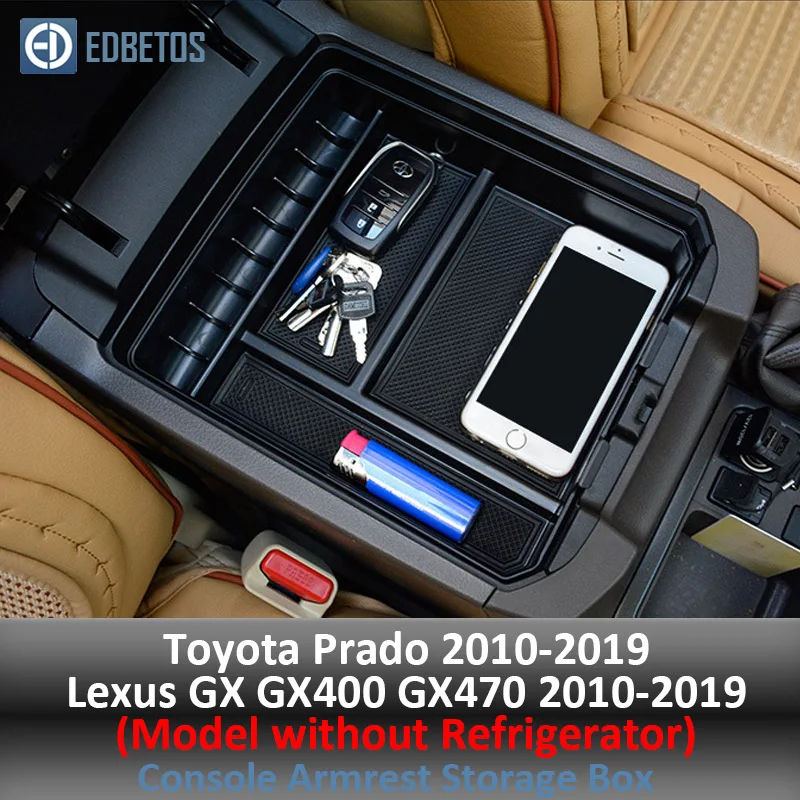 Подлокотник вторичный бардачок для Toyota Prado 2010- Lexus GX центральная консоль Органайзер лоток-Prado GX укладка