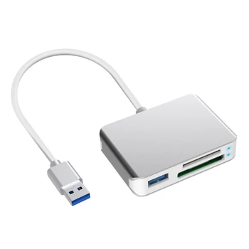 

Rocketek USB 3.0 XQD/SD/TF/SD Memory Card Reader High Speed Transfer for Windows/Mac OS Computer(USB3.0 Interface)