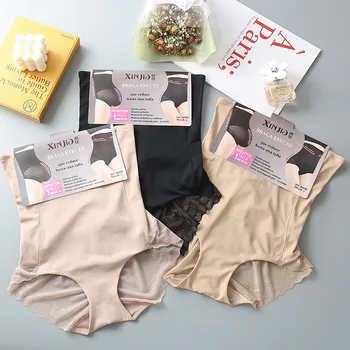 

High-waisted Viscose Gauze Belly Holding WOMEN'S Pants Fitness Body-hugging Knicker Women's Breathable Nuangong Briefs W