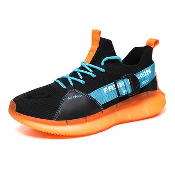 

Men Sneakers Fashion Breathable Casual Shoes Lace-up Tenis Masculino Running Shoes Outdoor Footwear Zapatillas Hombre Big Size