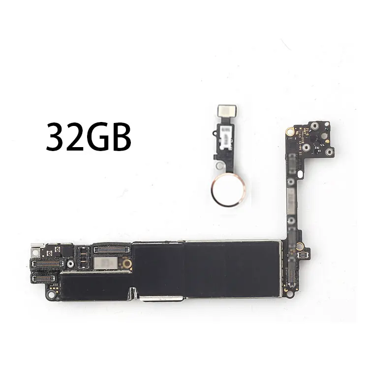 32 ГБ/128 ГБ/256 ГБ для iphone 7 материнская плата без/с Touch ID, оригинальная разблокированная материнская плата для iphone 7 - Цвет: 32GB (Gold)