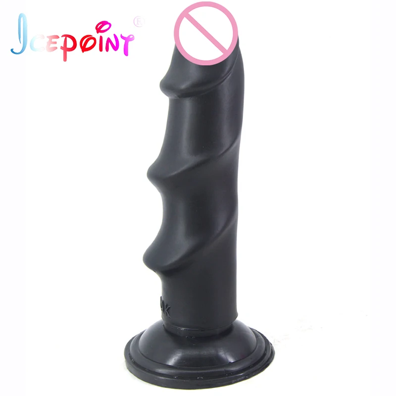ICEPOINT realistic dildo suction ribbed dildo penis sex toys for women man extreme stimulate adult sex products shop Anal plug