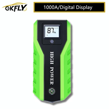 

Multifunction 1000A Car Jump Starter 12V Peak Portable Power Bank Car Battery Booster Charger Booster Starting Device Cables