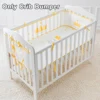 Protector Nursery Cartoon Printed Home Soft Cot Liner Accessories Breathable Mesh Bedroom Washable Bedding Baby Safe Crib Bumper ► Photo 2/6