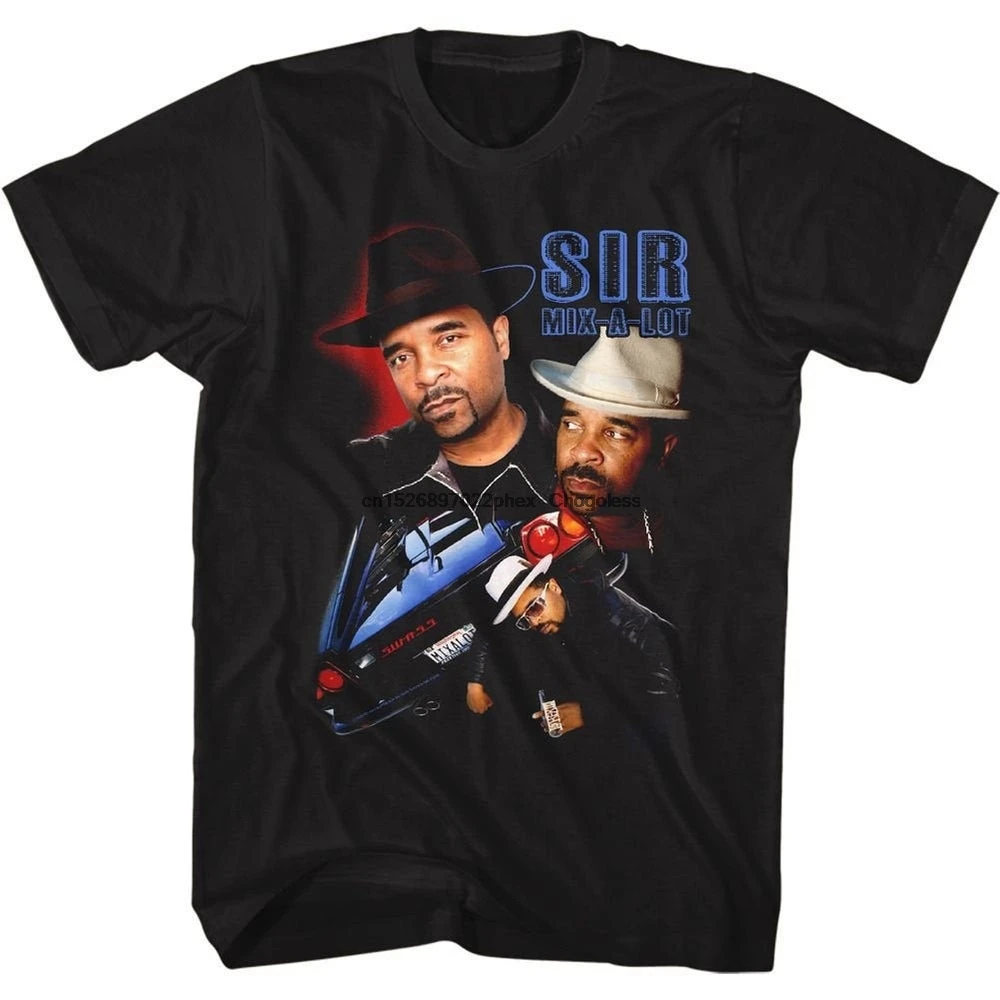 Sir Mix много коллажей с черными автомобильными рубашками |