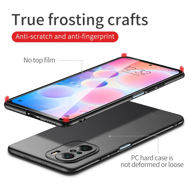 For Xiaomi Mi 11T Pro Hard PC Shockproof Cover Ultra Slim Matte Case For Xiaomi Mi11T Mi 11T Pro Covers