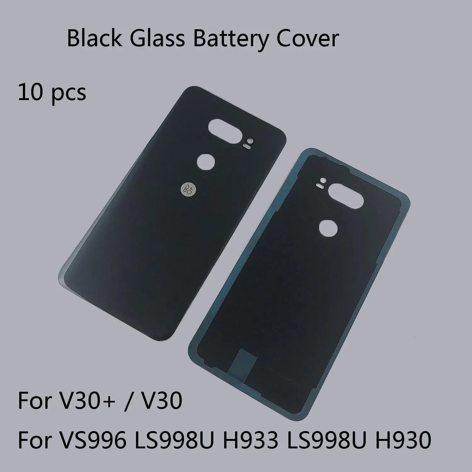 10 шт./стеклянный корпус для LG V30+/V30 VS996 LS998U H933 LS998U H930 Крышка батарейного отсека задняя дверь чехол+ наклейка