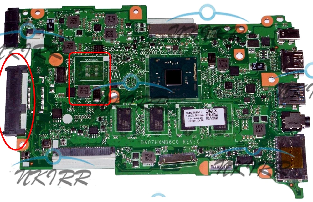 DA0ZHXMB6C0 ZHX NB.VCH11.001 NBVCH11001 NBVCG1100N N3050/N3060 4G RAM 2.5&quot SSD Port Motherboard for TravelMate B117-M AO1-132 |