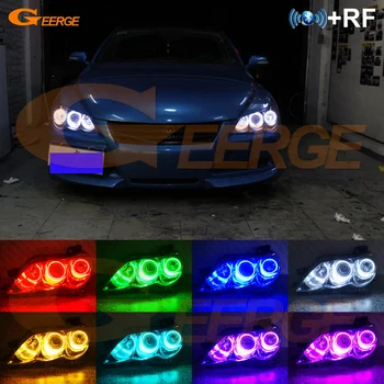 

For Toyota Mark X Mark-X REIZ 2004-2009 Excellent RF remote Bluetooth APP Multi-Color Ultra bright RGB LED Angel Eyes Halo Ring