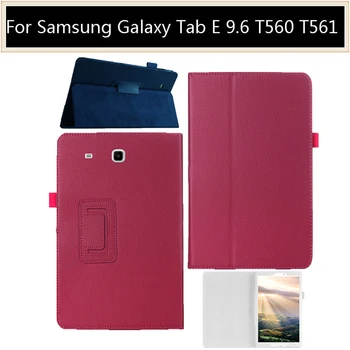 

New Fasion Women Leather Tablet PC Case Smart Magnetic Cover Case For Samsung Galaxy Tab E 9.6 T560 T561 SM-T560/T561 Cover Case