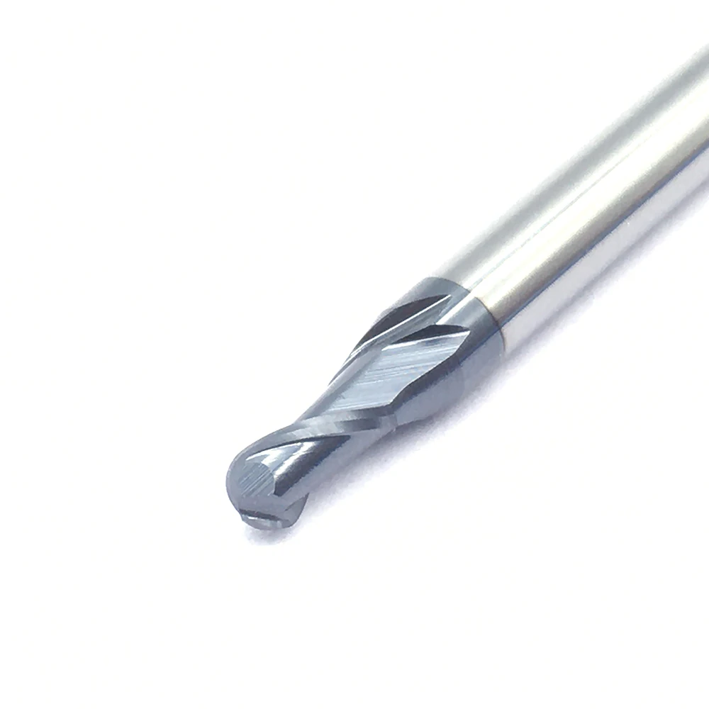 1PC HRC50 R1.5XD4X50L 2 flute End Mill Tungsten Steel Ball Nose Cutting Tools CNC Milling Cutter Solid Carbide Ball Nose