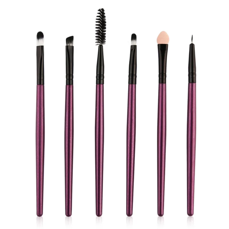 

6 Pcs/Set Makeup Brushes Set Soft Nylon Hair Cosmetic Powder Eye Shadow Foundation Blush Make Up Brush Pro Women Beauty Tools