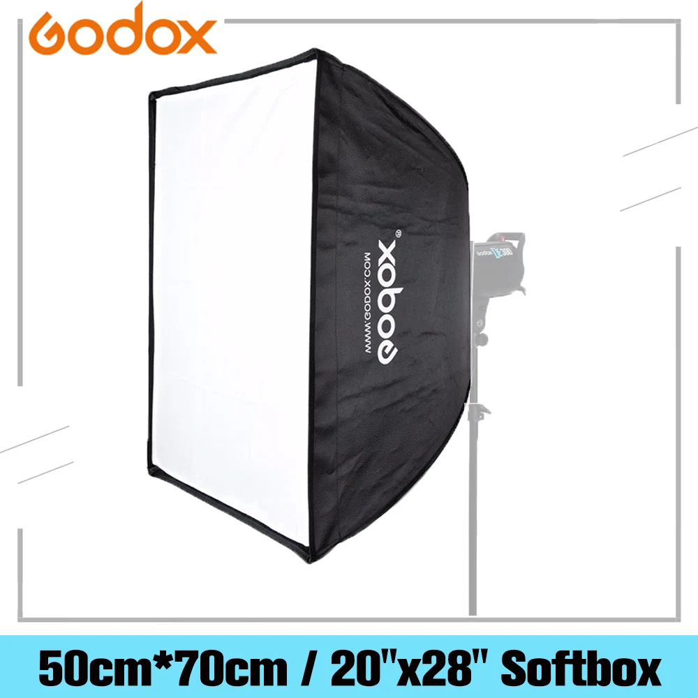 Godo x 50 см * 70 см/20 &quotx 28&quot прямоугольный зонт софтбокс с креплением Bowens Speedring для