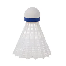 6-Piece Durable Nylon Shuttlecock Set (A Set of 6pcs White)