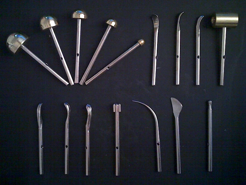 Cloth Fabric Flower Making Tools set, 16 heads+Soldering iron with power control 2