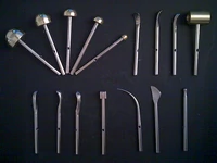 Cloth Fabric Flower Making Tools set, 16 heads+Soldering iron with power control 2