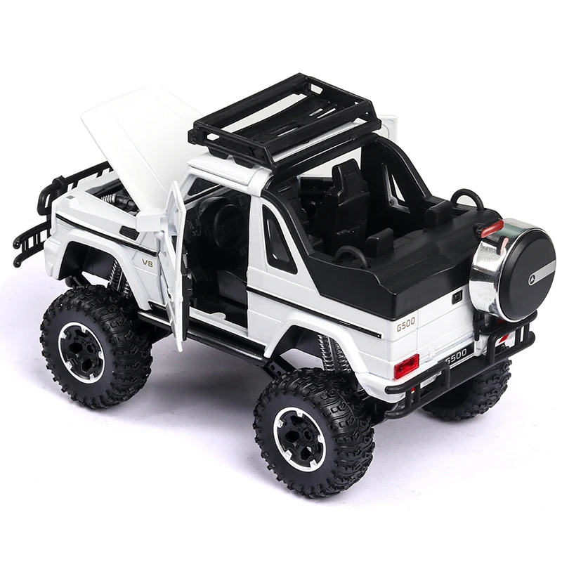 1:32 Mercedes Benz G500 Высокая симитация внедорожный Пикап сплав модель автомобиля Diecasts& игрушечные транспортные средства игрушки автомобили для детей подарок для детей
