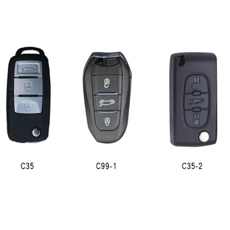 

DAKATU Leather Car Key Bag For Peugeot 308 508 2008 3008 4008 5008 For Citroen Auto Key Protection Keychain key wallet