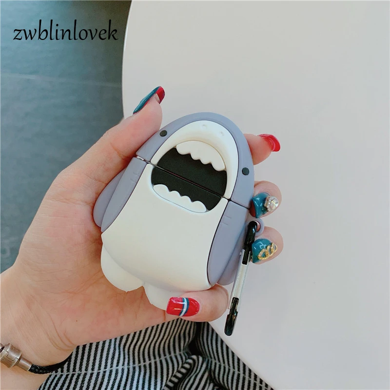 Чехол Airpods силиконовый мультяшный 3D брелок в форме губки из ПВХ аксессуары для