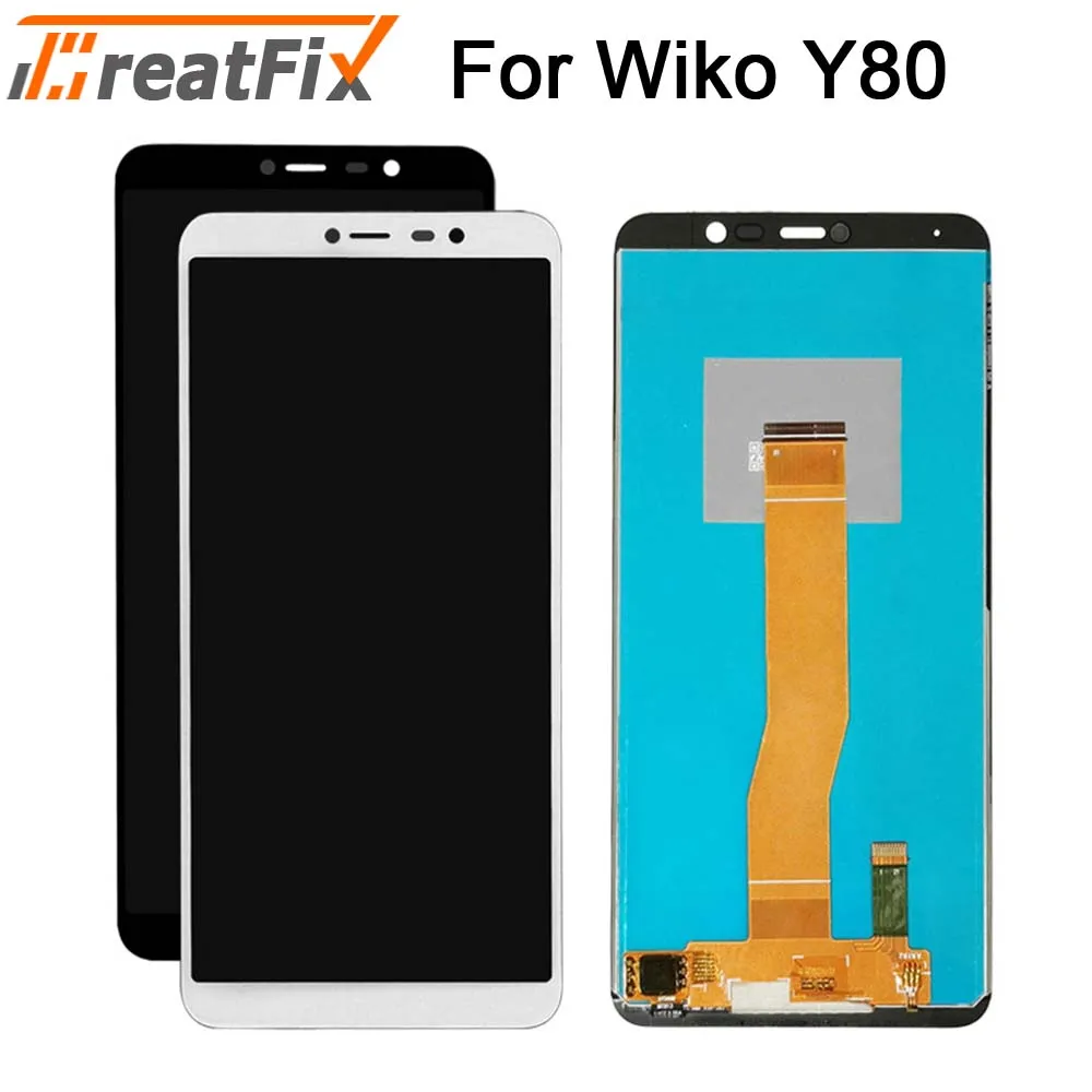 Протестированный для wiko Y50 Y60 Y70 Y80 ЖК сенсорный экран ЖК-дисплей сборка Замена ЖК-для wiko Y80 Jerry 4 экран