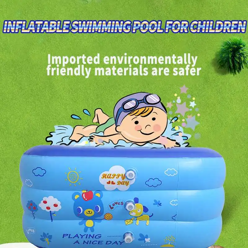 1,2 м надувной детский плавательный бассейн для малышей Дети Младенцы Малыши Дети Ванна для бассейна портативный детский спорт на открытом воздухе
