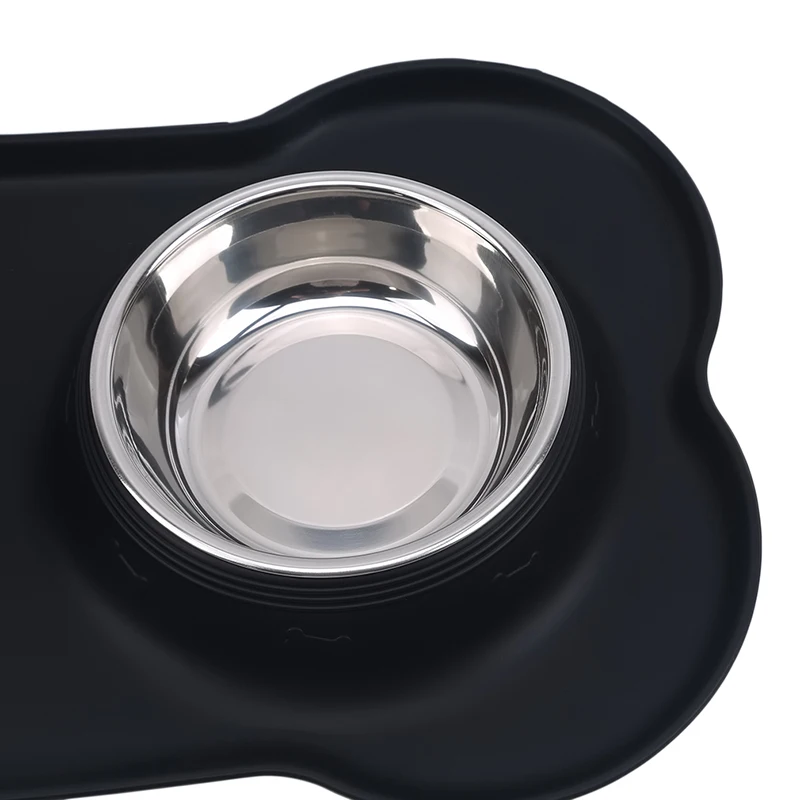 Title 4, Pet Dog Bowl Puppy Cat Feeding Stainless Steel ...