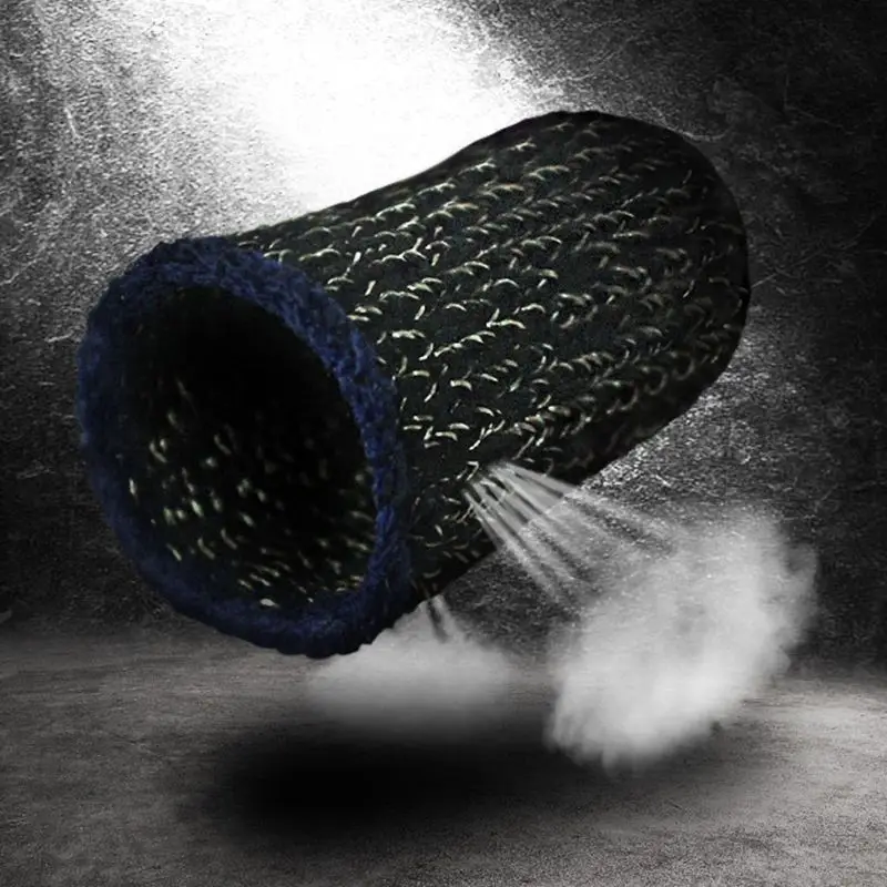 

1Pair Sweat-Proof Knitted Fabric Finger Cover Game Touch Screen Finger Sleeves E65A