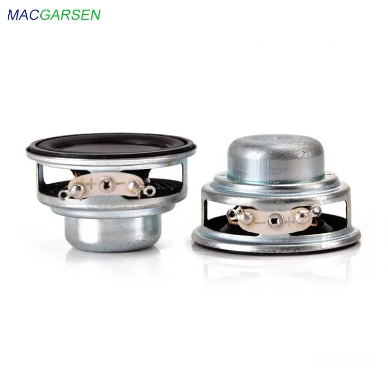 2pcs 40mm Full Range Speaker 1.5inch 3W 5W 4 8 ohm HiFi Rubber Side Speakers DIY Portable Bluetooth Speaker Mini Music Speakers