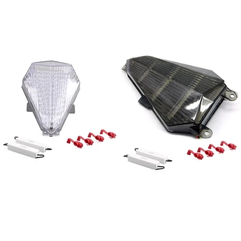 

For Yamaha Yzf R6 2006-2010 Motorcycle Rear Led Tail Light Brake Turn Signals Integrated