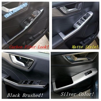 

Lapetus 4 Colors Car Styling Door Armrest Panel Handle Holder Window Lift Switch Button Cover Trim For Ford Escape / Kuga 2020