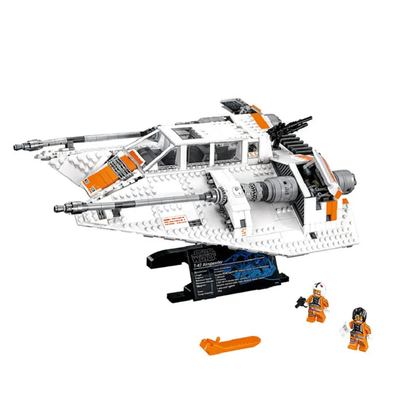 

The Snowspeeder Building Blocks With Action Figures Compatible Star Wars Bricks Sets Toys For Children 75144