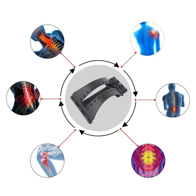 Массажная Растяжка для спины, облегчение боли, опорная растягивающаяся Талия, фитнес-оборудование, растягивающийся позвоночник