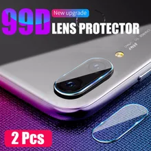 2 Pcs Back Camera Lens Tempered Glass For Xiaomi R