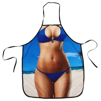 

Sexy Kitchen Apron Funny Creative Cooking Aprons for Men Women Girlfirend Boyfriend Christmas Birthday Gifts (Beach Bikini)
