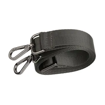 

32mm Wide Men Shoulder Strap With Powerful Hook Adjustable Nylon Belt For Handbag Mens Handle Bag Replacement Straps