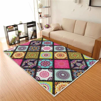 

Kitchen Mat Cheaper Anti-slip Modern Area Rugs Living Room Balcony Bathroom Printed Carpet Doormat Hallway Geometric Bath Mat