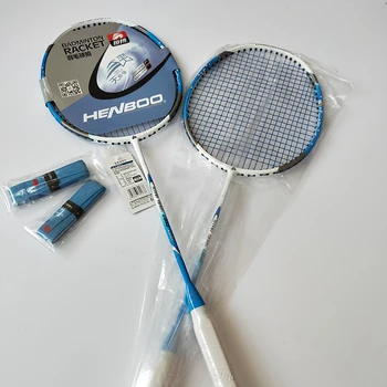 

HENBOO Lightweight Badminton Set Standard Ultra-light Carbon Composite Training Badminton Racket And Tote Bag Sports Equipment