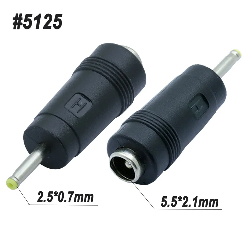 10 шт. 5521 DC адаптер 2,5*0,7/3,5x1,35/4,8*1,7*5,5*2,5/6,3x3,0 DC Штепсель на 5,5*2,1 мм Женский Джек DC зарядный преобразователь - Цвет: 5125