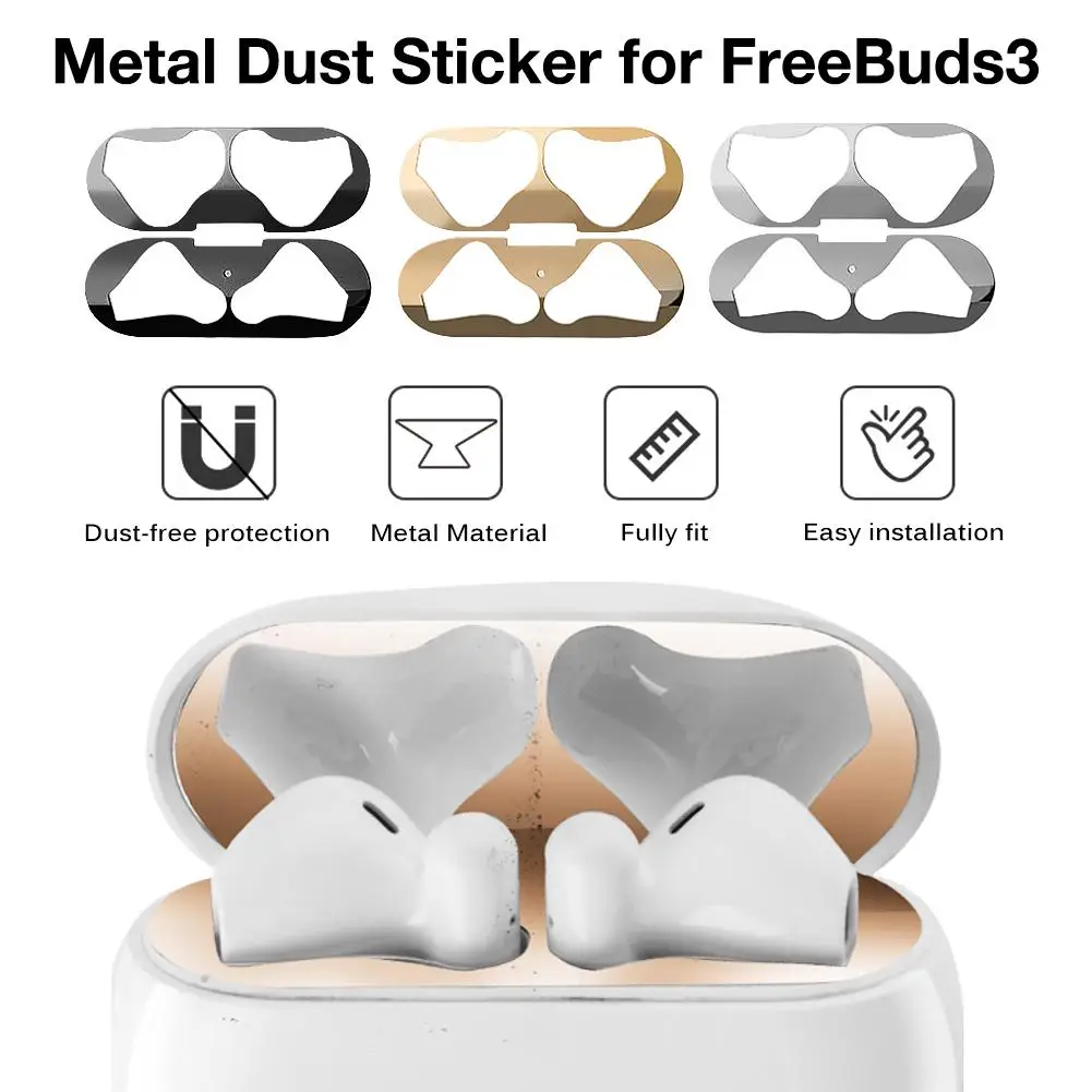 Беспроводная гарнитура Защитная Наклейка Пыленепроницаемая металлическая