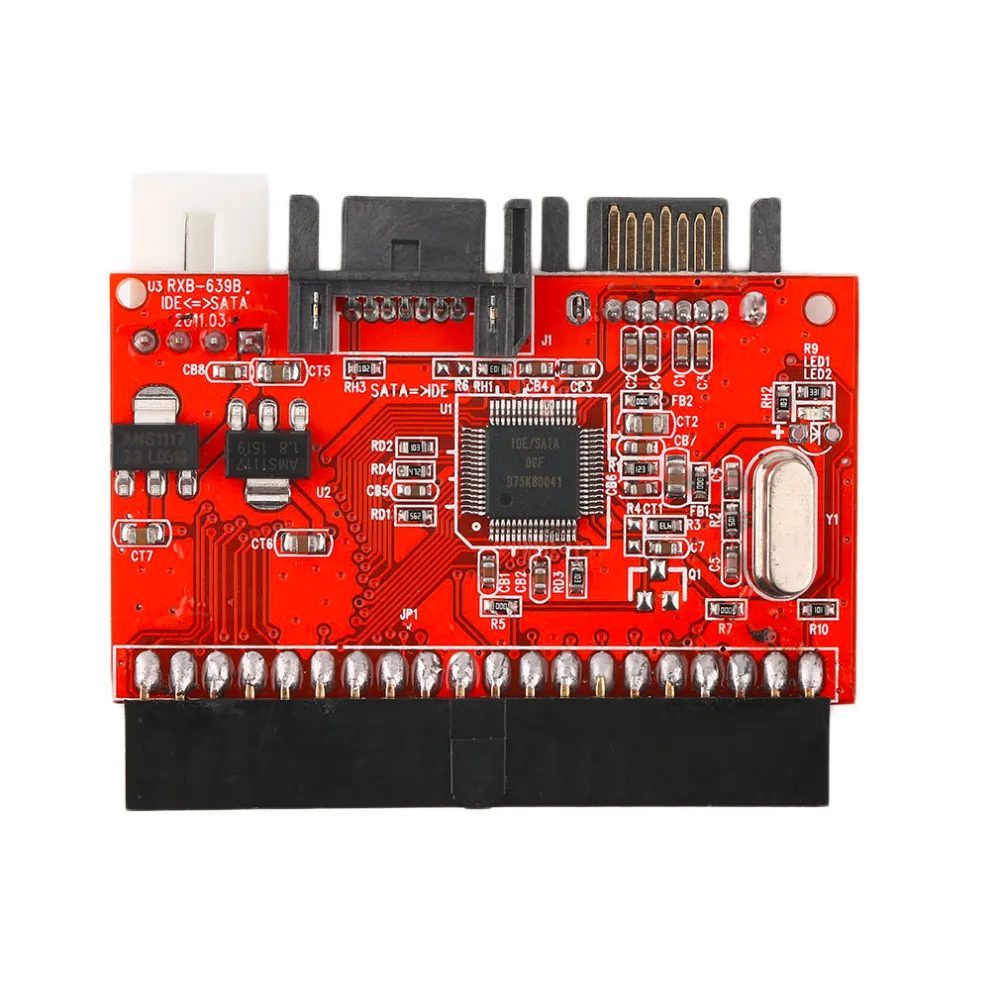 1 pcs Free / Drop Shipping IDE HDD to SATA Serial ATA Converter Adapter