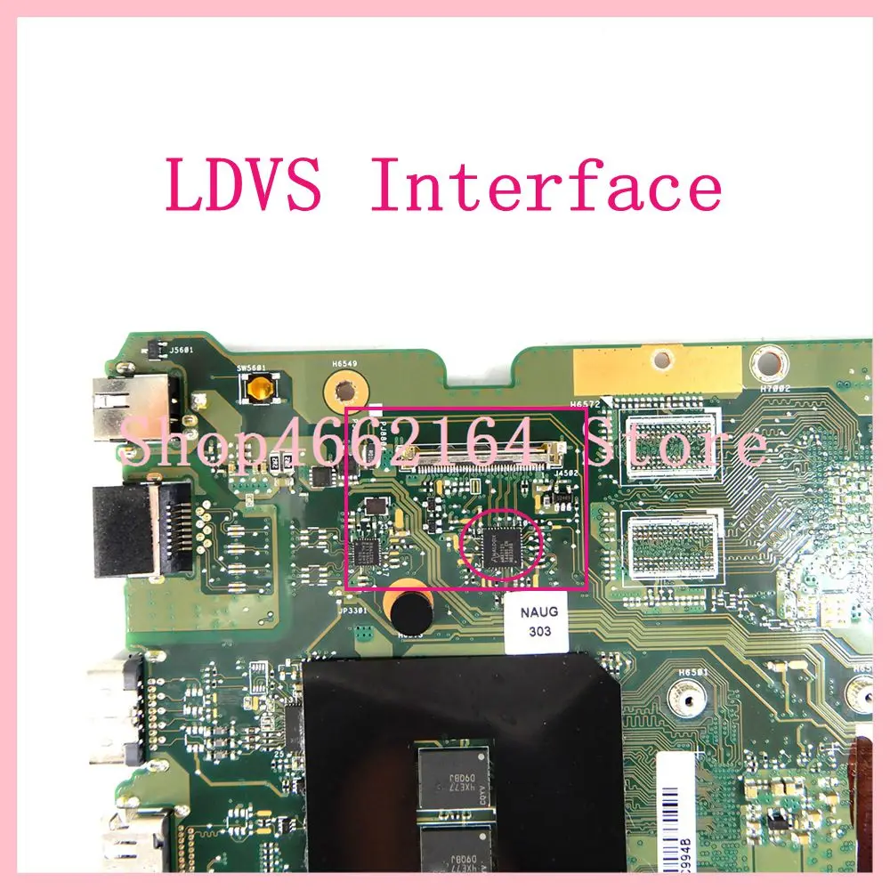 Best  X555LA MAIN_BD._4G/I7-4510U/AS X555LA mainboard REV 3.1 For Asus X555LA X555LAB X555LD X555L VM501L