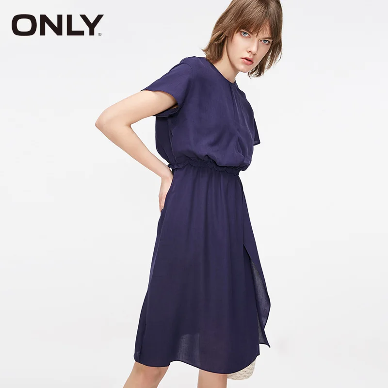 cinched waist summer dress