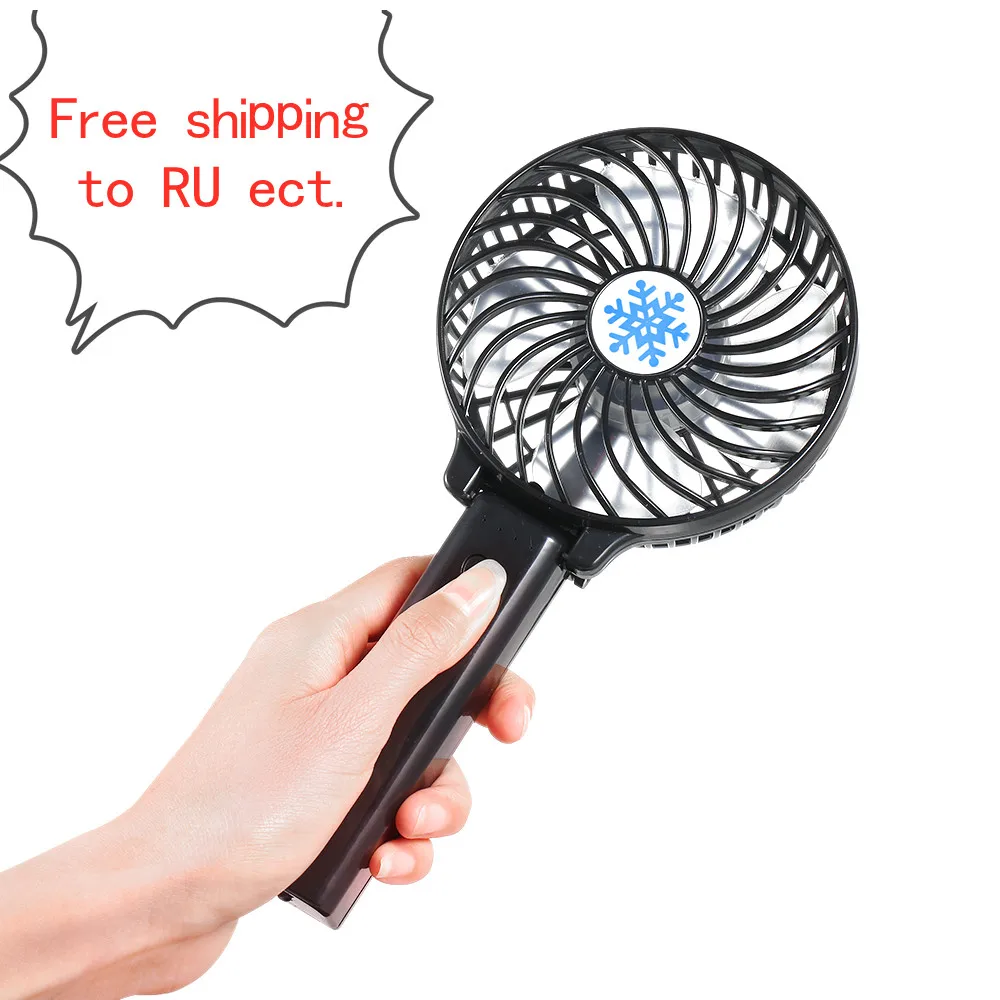 

Handhold Cooling Fan Portable Mini Fan Foldable Air Conditioning Fans USB Battery Fan Foldable Cooler Mini Operated