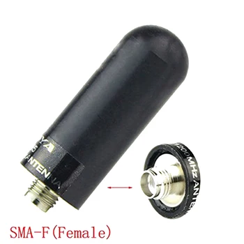 

1pc Antenna High-gain NA-805 SMA Female Dual-Band Short Black Useful New
