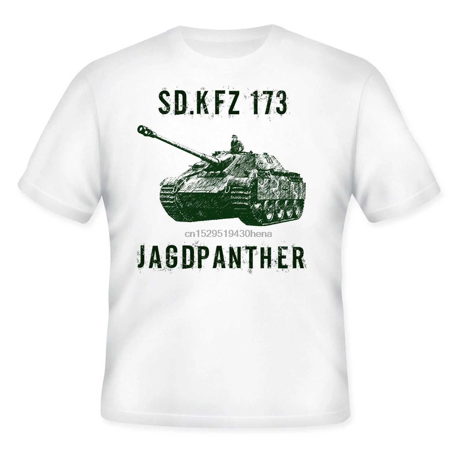 Немецкая футболка с графическим рисунком Jagdpanther Ww2 Мужская модная мягкая топы