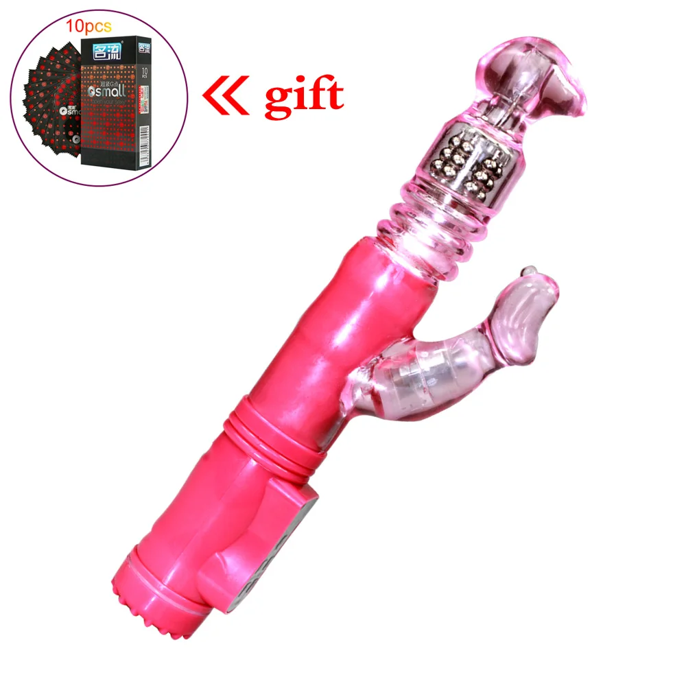 Женский фаллоимитатор вибратор G spot Вагинальный Анальный вращение на 360 градусов